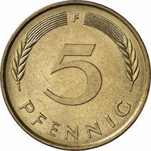 5 Pfennig 1977 F  