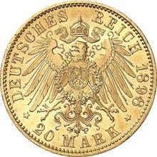 20 marcos 1898 A   "Schaumburg-Lippe"