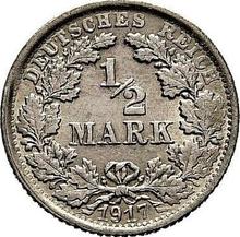 1/2 марки 1917 F  