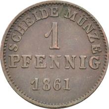 1 Pfennig 1861   