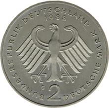 2 марки 1988 G   "Людвиг Эрхард"