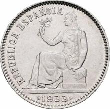 1 peseta 1933   