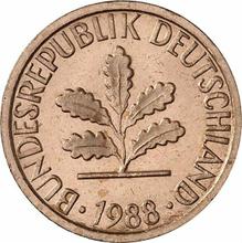1 Pfennig 1988 J  