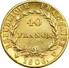 40 francos 1806 U  