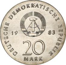 20 марок 1983    "Мартин Лютер"