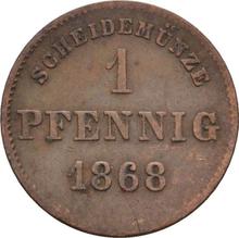 1 пфенниг 1868   
