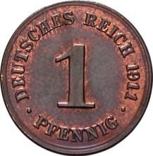 1 fenig 1911 D  