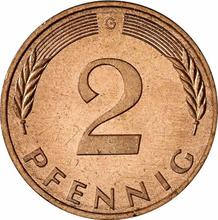 2 Pfennig 1987 G  