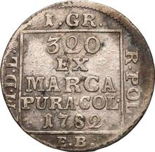Grosz de plata (1 grosz) (Srebrnik) 1782  EB 