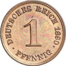 1 Pfennig 1890 D  