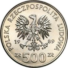 500 Zlotych 1989 MW  AWB "Wladyslaw II. Jagiełło" (Probe)