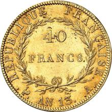 40 francos AN 13 (1804-1805) A  