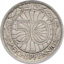 50 Reichspfennig 1931 G  