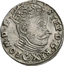 Трояк (3 гроша) 1582    "Литва"