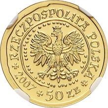 50 Zlotych 2007 MW  NR "White-tailed eagle"