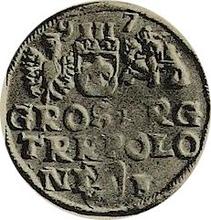 Трояк (3 гроша) 1597  IF  "Люблинский монетный двор"
