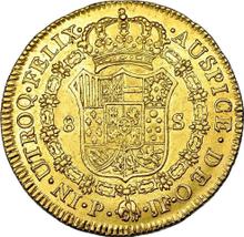 8 escudo 1812 P JF 