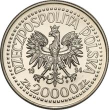 20000 Zlotych 1994 MW  RK "Eröffnung des neuen Gebäudes Staatlicher Münze" (Probe)