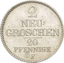 2 Neu Groschen 1850  F 