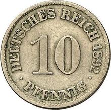 10 Pfennige 1892 J  
