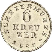 6 Kreuzers 1828   