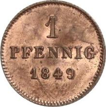 1 Pfennig 1849   