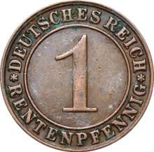 1 Rentenpfennig 1923 D  