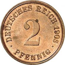 2 Pfennig 1905 D  