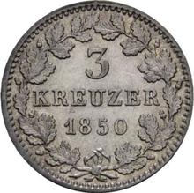 3 kreuzers 1850   