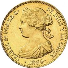 100 réales 1864   