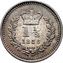 1 1/2 Pence (3 Halfpence) 1836   