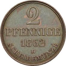 2 Pfennig 1862  B 