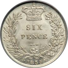 6 Pence 1835   