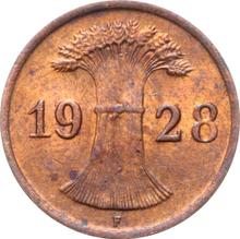 1 Reichspfennig 1928 F  