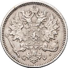 25 Penniä 1873  S 