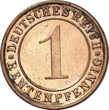 1 Rentenpfennig 1924 E  