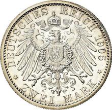 2 marcos 1905 A   "Mecklemburgo Vorpommern Strelitz"