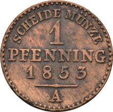 1 Pfennig 1853 A  
