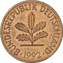 2 Pfennig 1992 G  