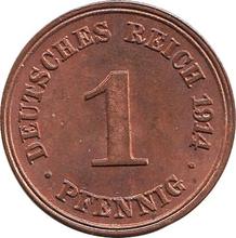 1 Pfennig 1914 F  