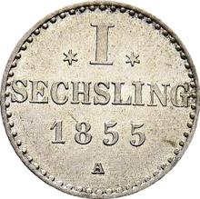 Sechsling 1855 A  