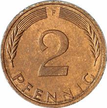 2 Pfennig 1972 F  
