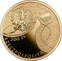 200 złotych 2014 MW   "Polska Reprezentacja Olimpijska - Soczi 2014"