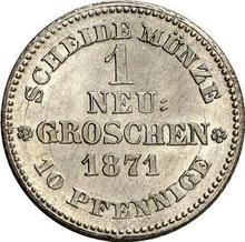 1 nuevo grosz 1871  B 