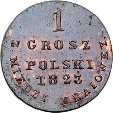 1 grosz 1823  IB  "Z MIEDZI KRAIOWEY"