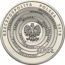 10 eslotis 2016 MW   "NBP centro monetario en memoria de Sławomir S. Skrzypek"