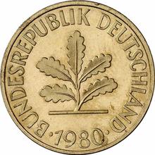 10 Pfennig 1980 J  