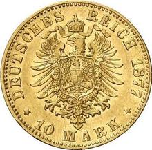 10 marcos 1877 H   "Hessen"