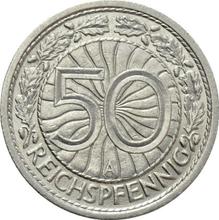 50 Reichspfennigs 1937 A  