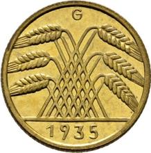 10 Reichspfennigs 1935 G  